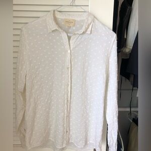 Sezane size 34 white top